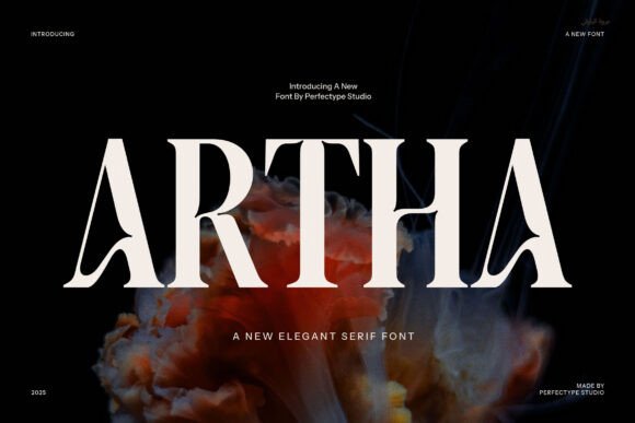 Artha: A Refined Serif Typeface for Digital Branding