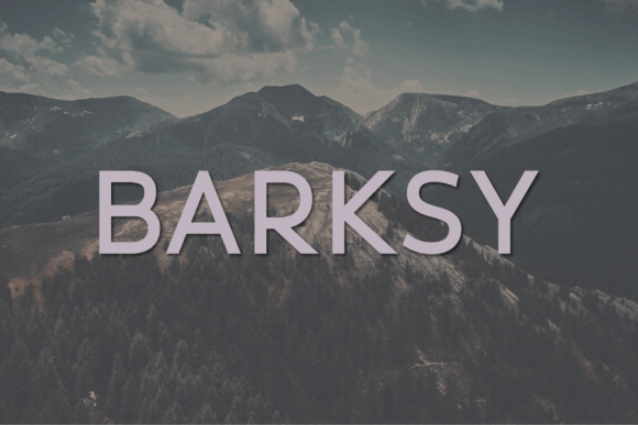 Barksy: A Refined Sans Serif for Editorial Calm
