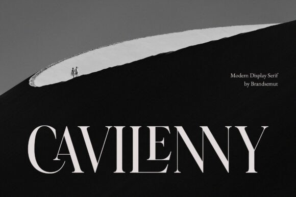 Cavilenny: A Modern Serif Font for Digital Branding