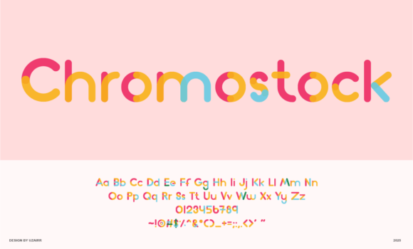 Chromostock: A Color Font That Makes Your Brand Feel Instantly Polished