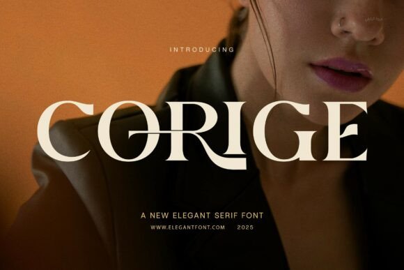 Corige: A Refined Serif Font for Thoughtful Branding