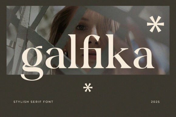 Galfika Serif Font for Handmade Brands & Printables