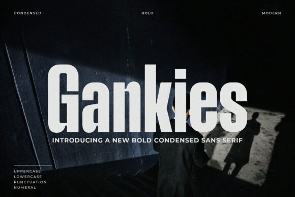 Gankies: A Bold Sans Serif Font for Handmade Brands