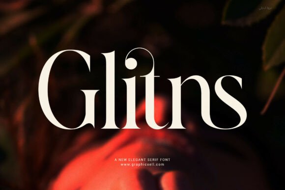 Glitns: A Refined Serif Typeface for Editorial Design