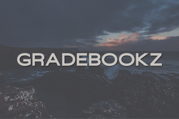 Gradebookz: A Bold Sans Serif Font for Editorial Impact