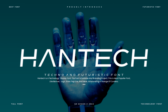 Hantech: A Futuristic Display Font for Thoughtful Editorial Design