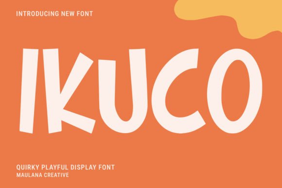 Ikuco: A Playful Display Font for Modern Digital Brands