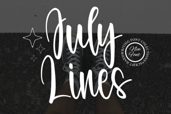 July Lines: A Modern Handwritten Font That Feels Like It Belongs