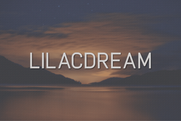 Lilacdream: A Modern Sans Serif Typeface for Handmade Creators