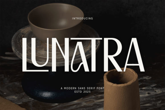 Lunatra: A Modern Sans Serif Font That Elevates Handmade Design