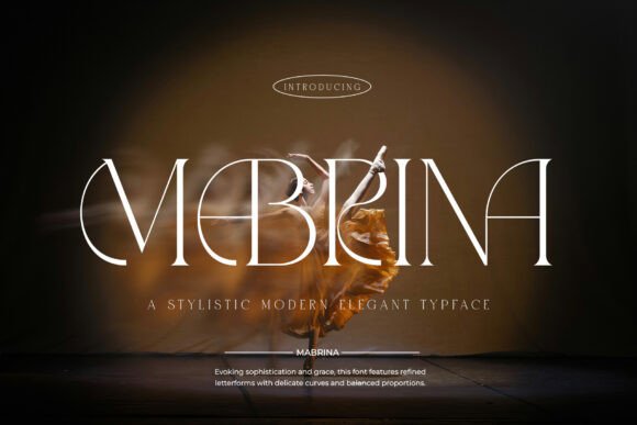 Mabrina: A Feminine Serif Font That Elevates Campaign Visuals