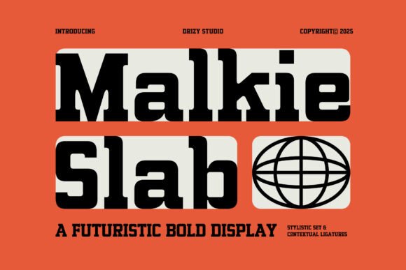 Malkie Slab: A Bold, Modern Slab Serif for Real Branding Work