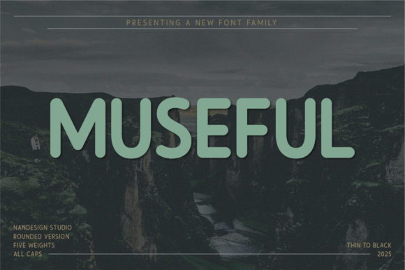 Museful Rounded: A Warm, Professional Sans Serif Font for Small Businesses