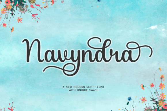 Navyndra: A Modern Script Font That Elevates Real Small Business Branding