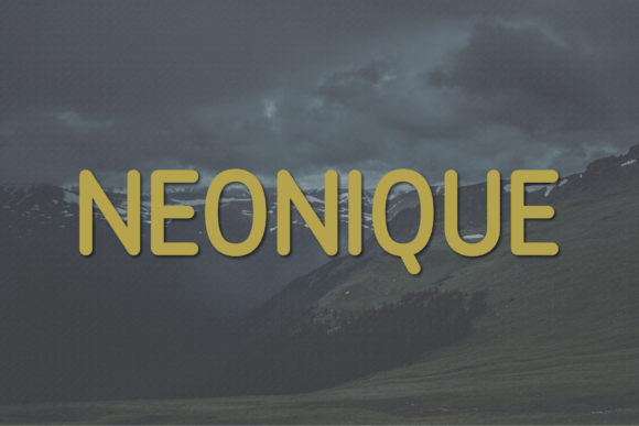 Neonique: A Bold, Clean Sans Serif Font for Handmade Brands