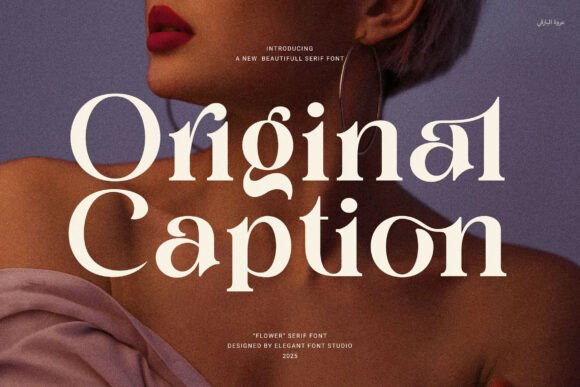 Original Caption: A Serif Font That Elevates Digital Branding