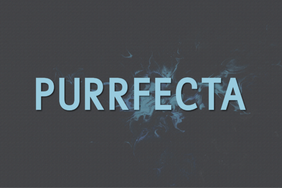 Purrfecta: A Calm, Confident Sans Serif Typeface for Editorial Design