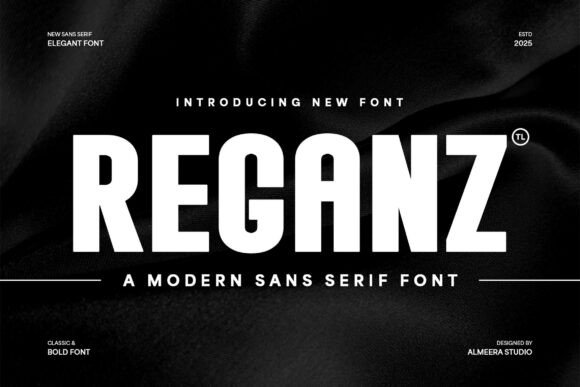 Reganz: A Modern Sans Serif Font for Bold Branding