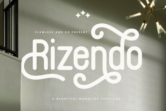Rizendo: A Charming Sans Serif Font for Handmade Creators