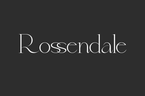 Rossendale: A Modern Serif Font That Elevates Your Brand