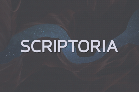 Scriptoria: A Bold, Clean Sans Serif Font for Small Business Branding