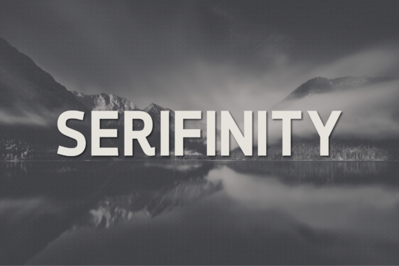 Serifinity: A Bold, Clean Sans Serif Font for Small Business Branding