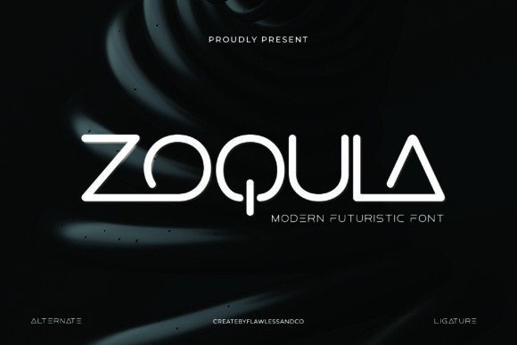 Zoqula: A Futuristic Sans Serif Font for Standout Branding